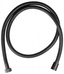 SAPHO - POWERFLEX kovová sprchová hadica, 120cm, čierna mat (FLEX120B)