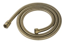 SAPHO - POWERFLEX kovová sprchová hadica, 150cm, zlato mat (FLEX150GB)