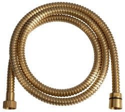 SAPHO - POWERFLEX plastová sprchová hadica, 150cm, zlato mat (FLE1019)