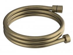 SAPHO - POWERFLEX plastová sprchová hadica, 150cm, zlato mat (FLEX150GO)