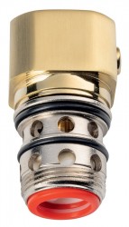 SAPHO - Prepínač s ovládačom pre vaňovú batériu, zlato mat (561123GB)