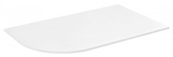 SAPHO - PULSE Rockstone doska 757x12x462, pravá, biela mat (BM760-0101)