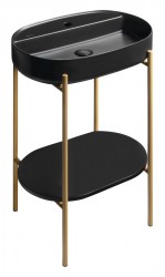 SAPHO - PUNO podstavec s umývadlom 600x860x396, zlato mat (SKA590-5-01)