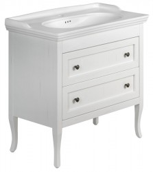 SAPHO - RETRO umývadlová skrinka 83,5x80x43cm, starobiela (1631)