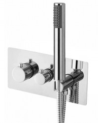 SAPHO - RHAPSODY podomietková sprchová termostatická batéria vrátane ručnej sprchy, 2/3 výstupy, chróm (5508)