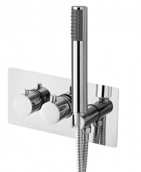 SAPHO - RHAPSODY podomietková sprchová termostatická batéria vrátane ručnej sprchy, 3 výstupy, chróm (5509)