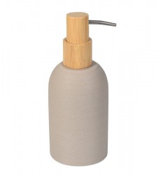 SAPHO - RIKO dávkovač mydla na postavenie, bezova/bambus (8575)
