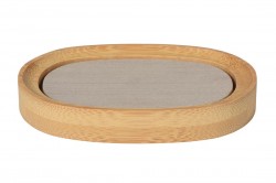 SAPHO - RIKO mydeľnička na postavenie, bezova/bambus (8577)