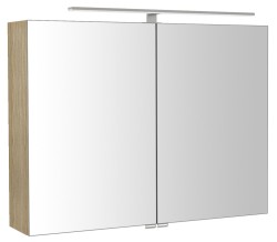 SAPHO - RIWA galérka s LED osvetlením, 81x70x17cm, brest Bardini (RIW080-0013)