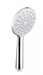 SAPHO - Ručná sprcha, 1 režim sprchovania, priemer 110, ABS/chróm lesk/biela (1204-28)