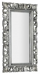 SAPHO - SAMBLUNG zrkadlo v ráme, 40x70cm, strieborná Antique (IN109)