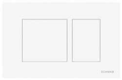 SAPHO - SCHWAB CERES ovládacie tlačidlo, 246x159, biela lesk (P67-0130-0250)