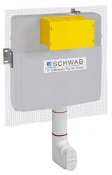 SAPHO - SCHWAB UP WC 199  podomietková nádržka pre zamurovanie 3/6l (T02-0130-0250)