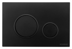 SAPHO - SCHWAB VELA ovládacie tlačidlo, 247x165 čierna mat (P47-0190-0253)