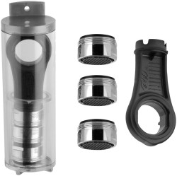 SAPHO - SET 3x perlátor ANTICALC, vnější závit M24x1 a klíč, chrom (SETP3)