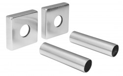 SAPHO - Set krycích roziet hranatých, nerez mat (CP812)