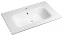 SAPHO - SIDRA umývadlo 71x46cm, liaty mramor, biela (SD071)