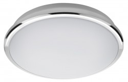 SAPHO - SILVER stropné LED svietidlo priemer 28cm, 10W, 230V, denná biela, chróm (AU460)