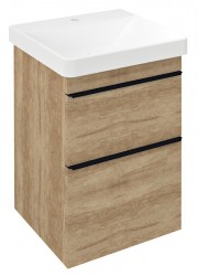SAPHO - SITIA umývadlová skrinka 46,4x70x44,2cm, 2x zásuvka, dub Alabama (SI050-2222)