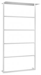 SAPHO - SKA nástenný držiak uterákov s policou 604x1184x252, biela mat (SKA712)