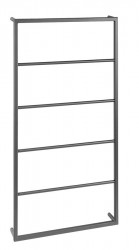 SAPHO - SKA nástenný sušiak uterákov 600x1150x100, čierna mat (SKA502)