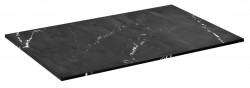 SAPHO - SKARA Rockstone doska 81,2x1,2x46cm, black attica (CG028-0598)