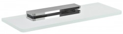 SAPHO - Sklenená polica 200, chróm/číre sklo (MY009-11)