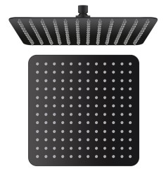 SAPHO - SLIM hlavová sprcha, 300x300, černá mat (SL101)