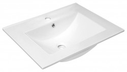 SAPHO - SLIM keramické umývadlo 60x46,5cm, biela (1601-60)