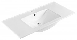 SAPHO - SLIM keramické umývadlo, nábytkové, 100x46,5cm, biela (1601-100)