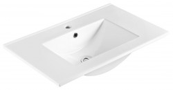 SAPHO - SLIM keramické umývadlo, nábytkové, 70x46,5cm, biela (1601-70)
