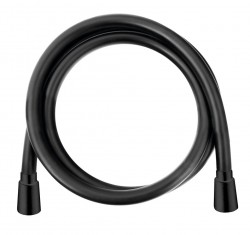 SAPHO - SOFTLEX plastová sprchová hadica, 150cm, čierna mat (1208-17)