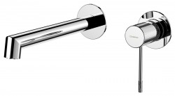 SAPHO - SOLARIS podomietková dvojprvková umývadlová batéria, chróm (WD008)