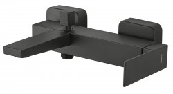 SAPHO - SPECTRE nástenná vaňová batéria, čierná matná (1102-70B)