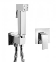 SAPHO - SPECTRE podomietková batéria s bidetovou spŕškou Latus, hranatá (1102-46-01)