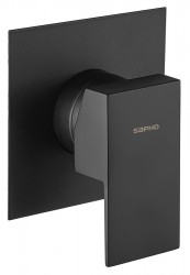 SAPHO - SPECTRE podomietková sprchová batéria, 1 výstup, čierná matná (1102-76B)