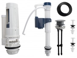 SAPHO - Splachovacia súprava s tlačidlom DUAL 49 spodné plnenie 1/2