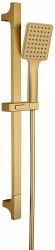 SAPHO - Sprchová súprava hranatá, posuvný držiak 680, zlato mat (SC815GB)