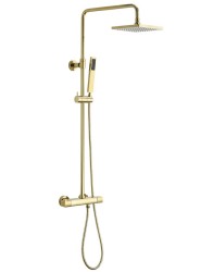 SAPHO - Sprchový sloup s termostatickou baterií, zlato (SZ139)