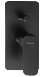 SAPHO - SPY podomietková sprchová batéria, 2 výstupy, čierna mat (PY42/15)