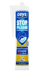 SAPHO - STOP PLÍSNI, sanitární silikon, 280ml, transparent (42505546)