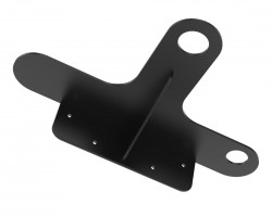 SAPHO - TETRIS držiak umývadla, stojanová batéria vpravo, čierna mat (TZ420)