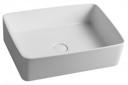 SAPHO - THIN umývadlo na dosku 50x37 cm, bielá mat (WN321)