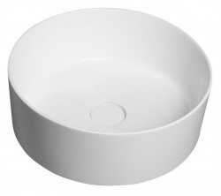 SAPHO - THIN umývadlo na dosku Ø38 cm, bielá mat (WN548)