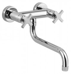 SAPHO - TRAX nástenná batéria, chróm (606)