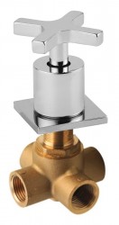 SAPHO - TRAX podomietkový prepínač, chróm (DEVIN6)