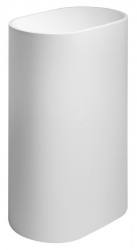 SAPHO - TREVA Voľne stojace umývadlo 56,5x85cm, liaty mramor, biela mat (TR565)