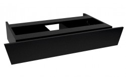 SAPHO - TWIGA PLUS umývadlová zásuvka 88,5x17x43,5cm, čierna mat (VC460-3535)