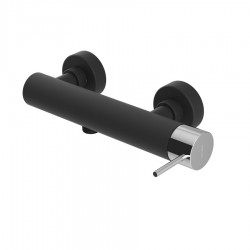 SAPHO - ULTRAMIX nástenná sprchová batéria, čierná mat/chróm (UT011BC)