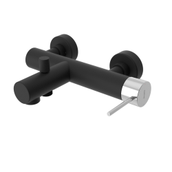 SAPHO - ULTRAMIX nástenná vaňová batéria, čierná mat/chróm (UT010BC)